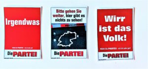 Read more about the article Die PARTEI ein Jahr vor der Bundestagswahl – Kurz vor dem Einzug?
